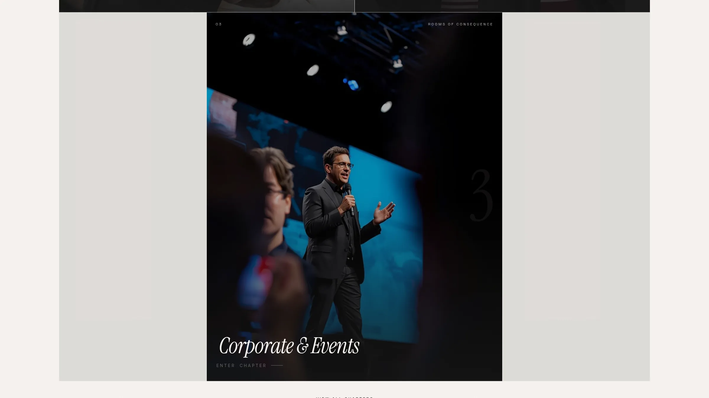 Aperture gallery grid mixing wedding, graduation, and event photographs